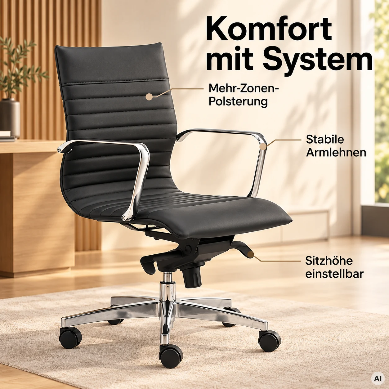 DESIGN Meeting 1 - Bequemer Besucherstuhl